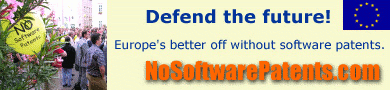 No software patents!