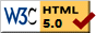 [Valid HTML 5 icon]